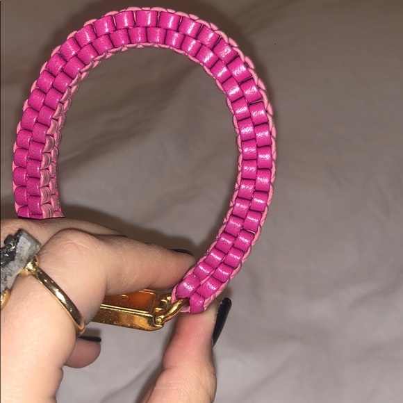 Two tone Prada woven leather bracelet - Picture 2 of 3